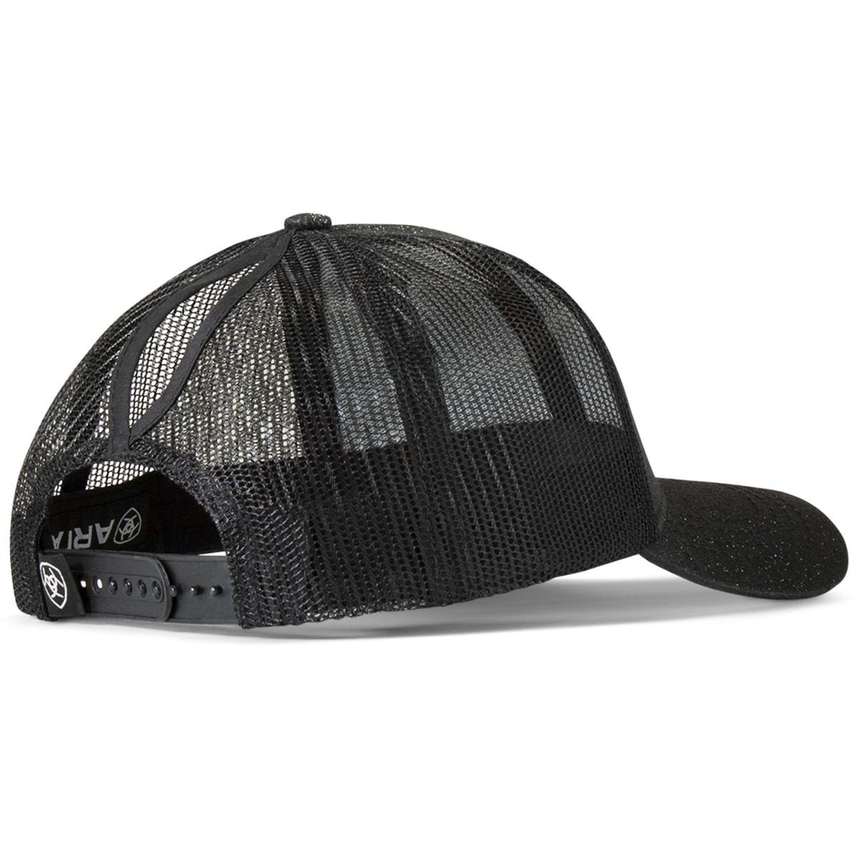 Ariat Gorra Messy Bun Glitter Negro