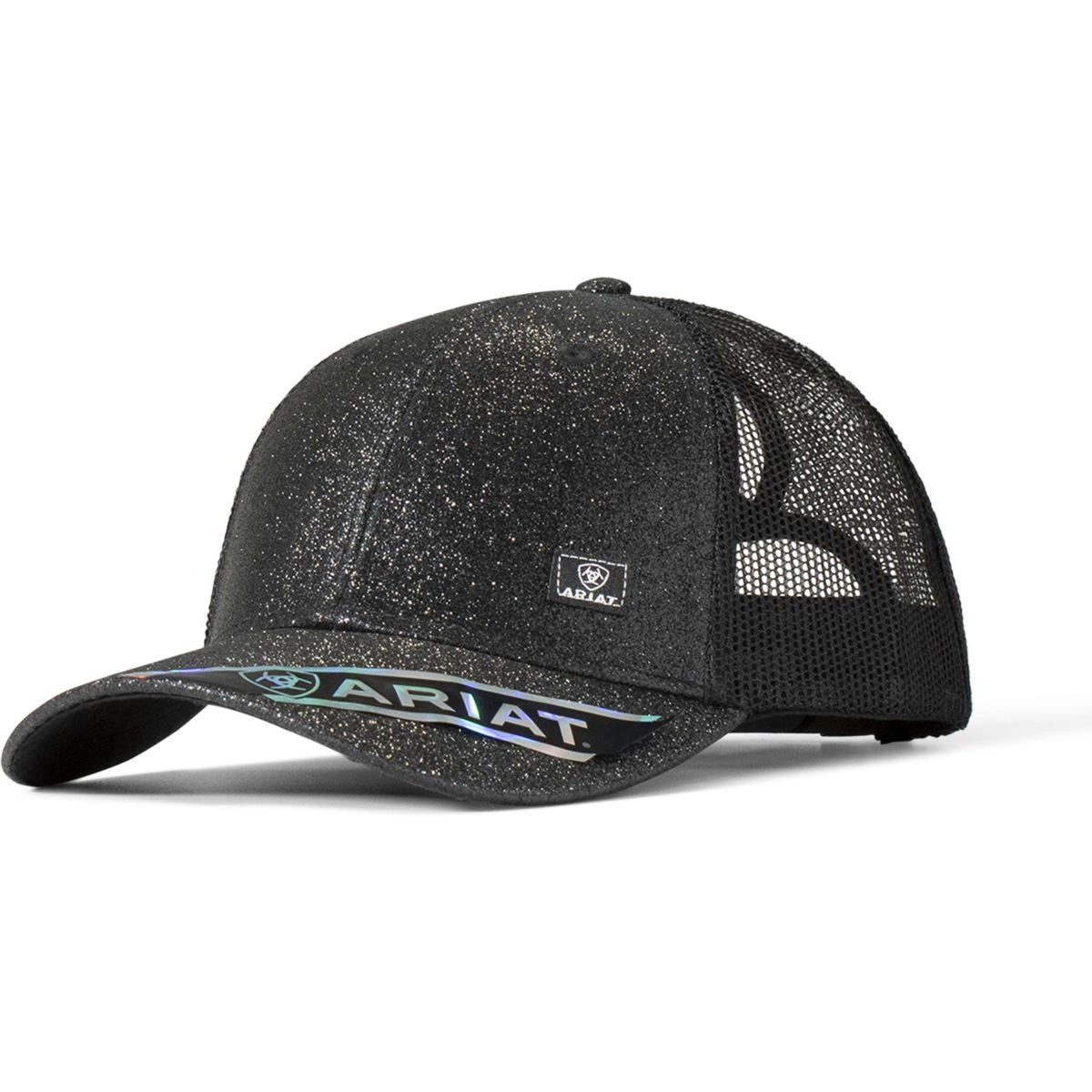Ariat Gorra Messy Bun Glitter Negro