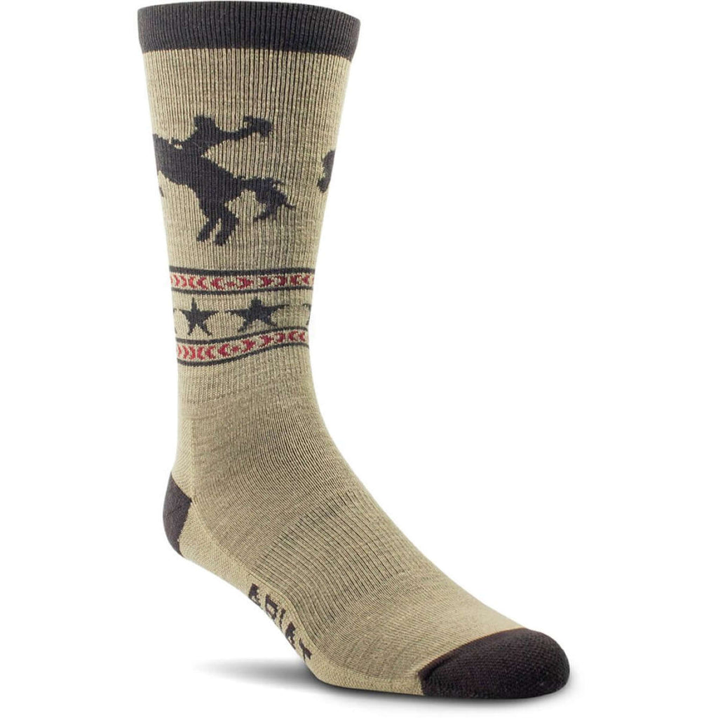Ariat Calcetines Bronc Rider Marron