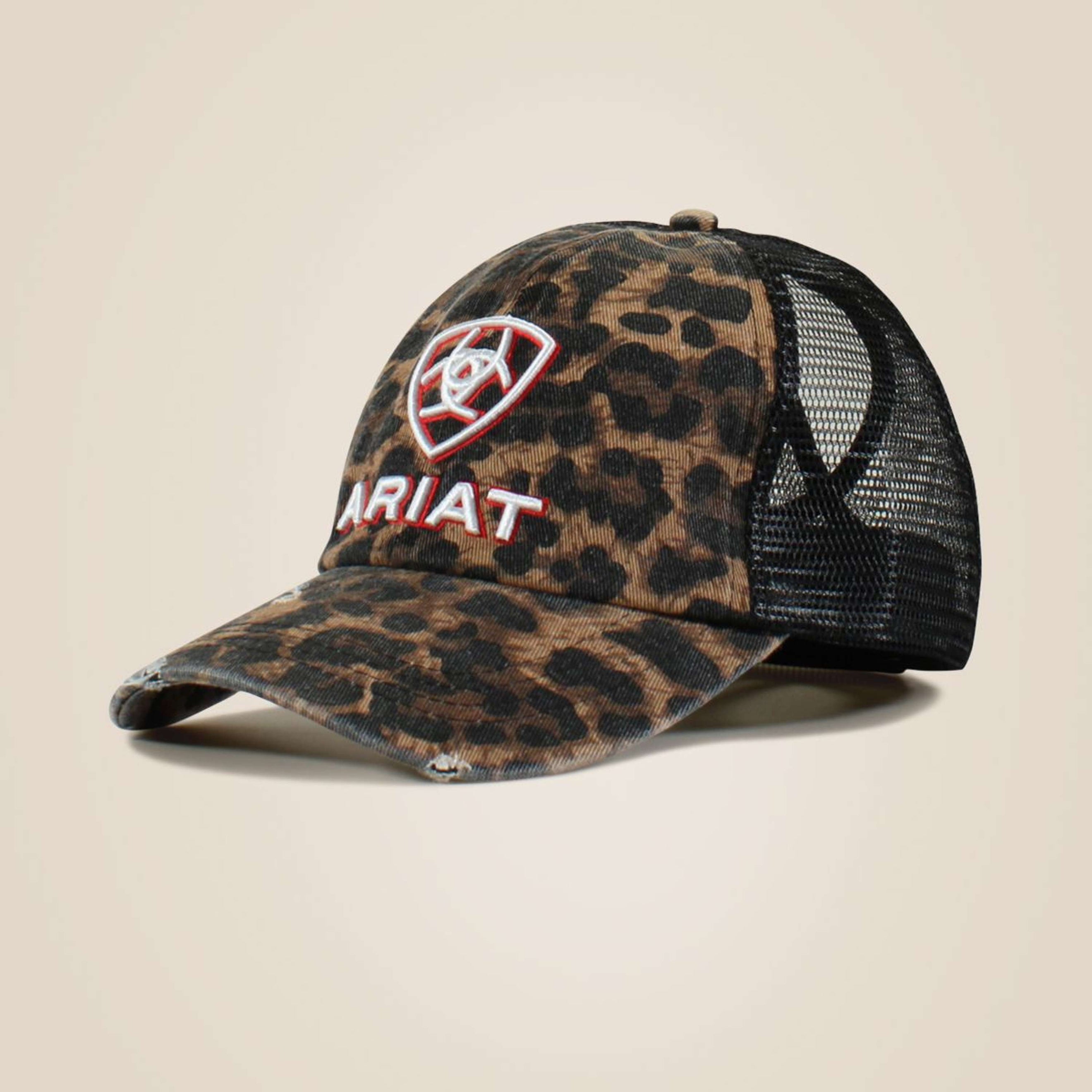 Ariat Gorra Embellished Logo Cheetah Print Mujer Negro Ariat Gorra Embellished Logo Cheetah Print Mujer Negro