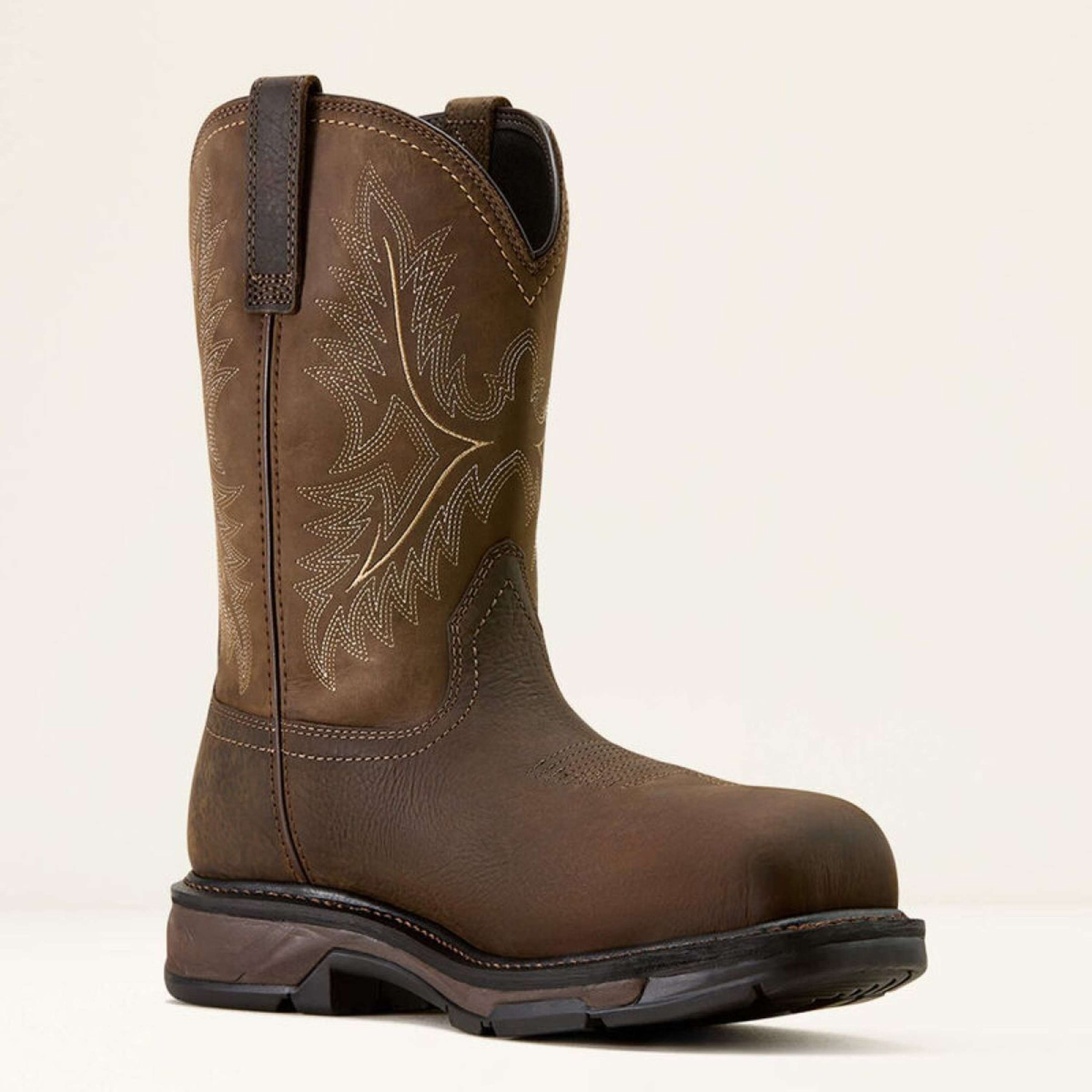 Ariat Botas Western WorkHog XT Waterproof Wide Square Carbon Toe Hombres Brown/Mocha