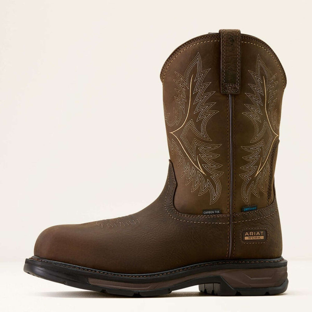 Ariat Botas Western WorkHog XT Waterproof Wide Square Carbon Toe Hombres Brown/Mocha