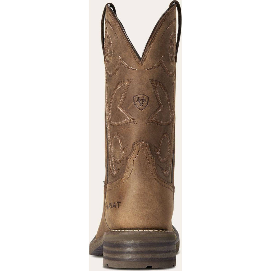 Ariat Western Boots Hybrid Patriot H2O Hombres Distressed Brown