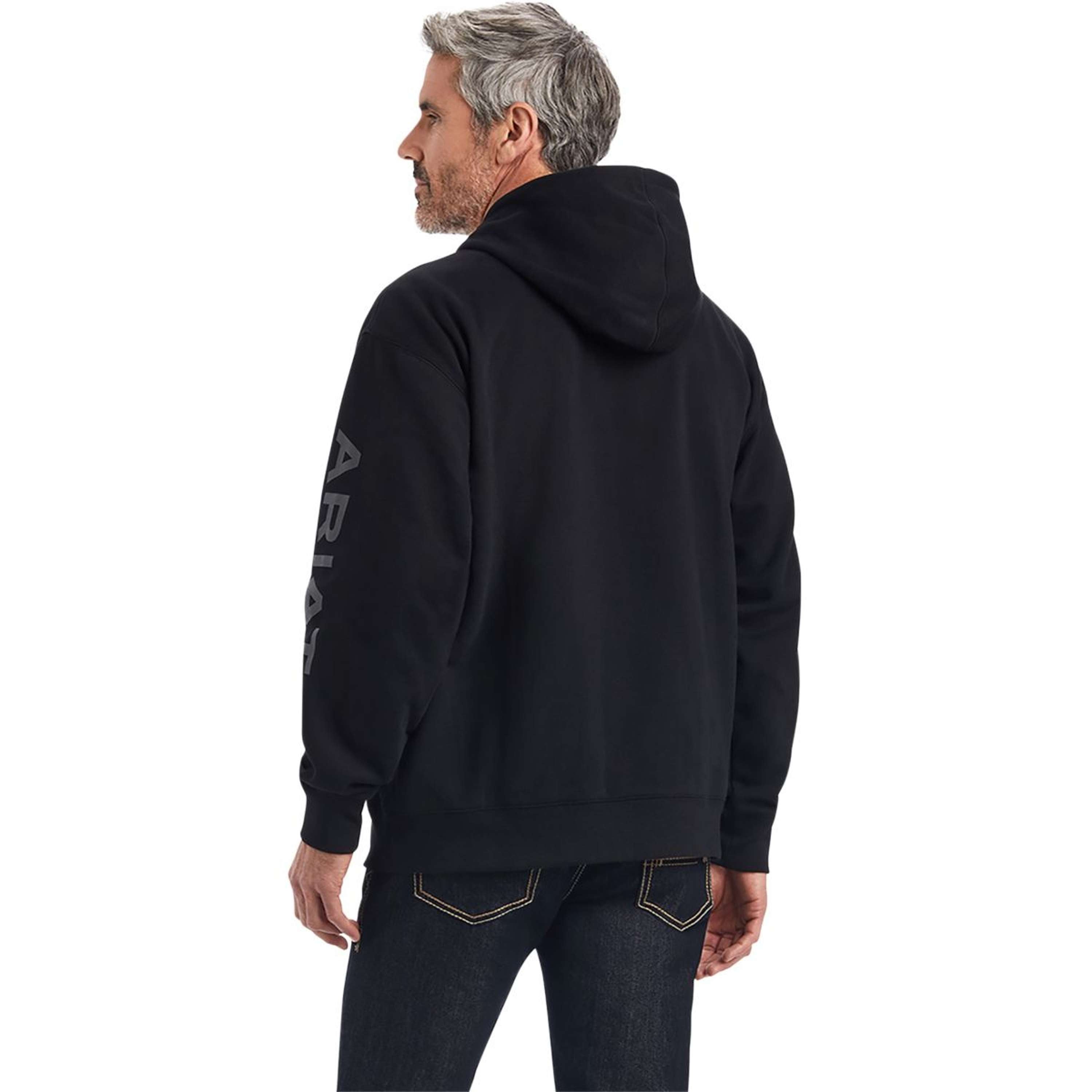 Ariat Suéter Logo Hombres Negro