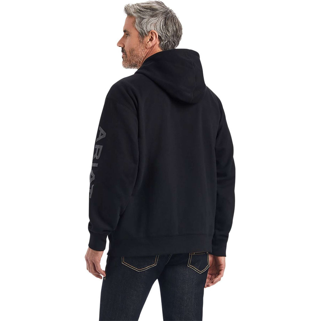 Ariat Suéter Logo Hombres Negro
