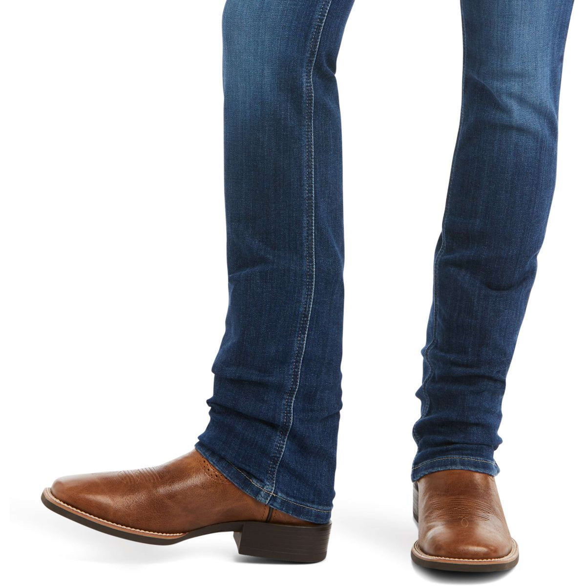 Ariat Jeans Real Perfect Rise Abby Straight Mujer Mackenzie Blue