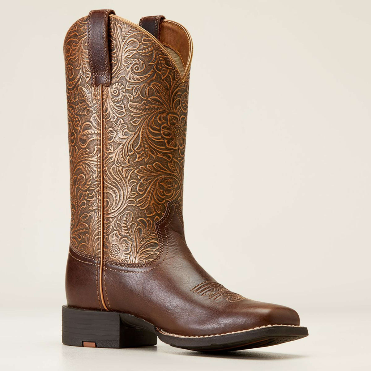 Ariat Botas Western Round Up Wide Mujer Marron