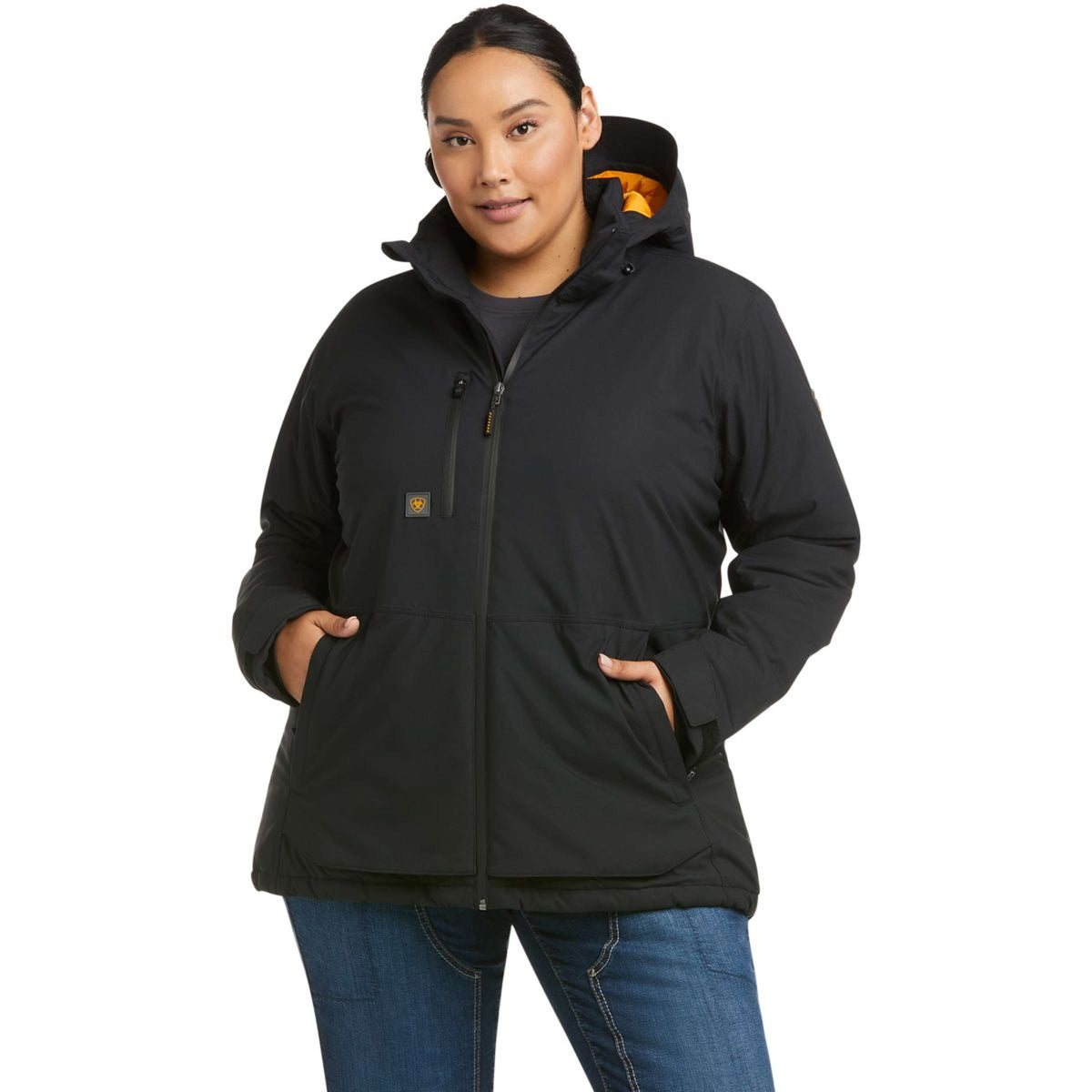 Ariat Chaqueta Rebar Storm Fighter 2.0 Waterproof Mujer Negro