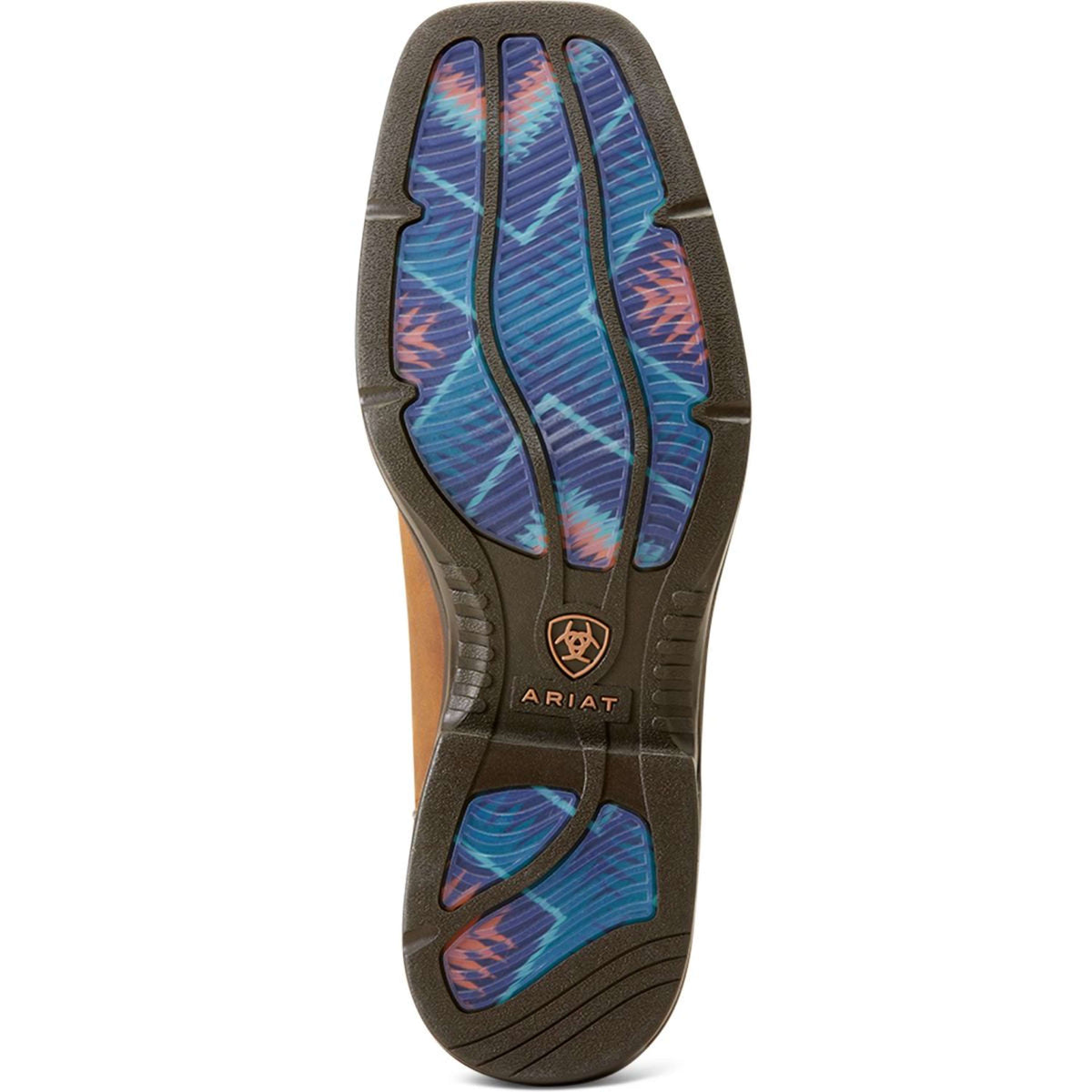 Ariat Bota occidental Ridgeback Hombres Oily Distressed Tan