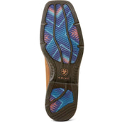 Ariat Bota occidental Ridgeback Hombres Oily Distressed Tan