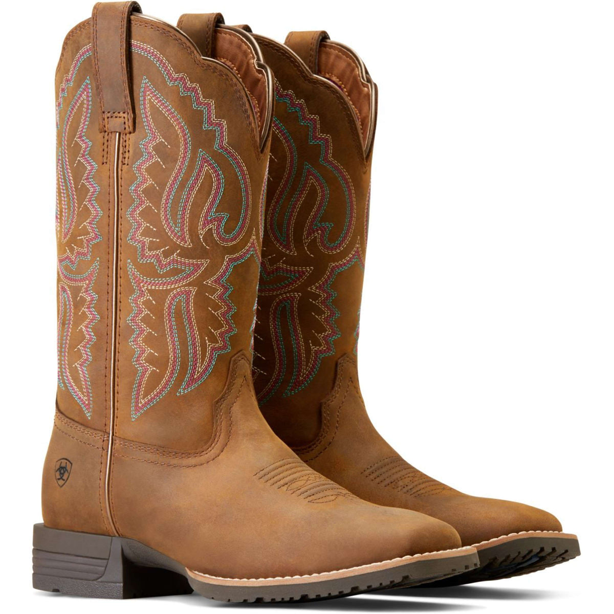 Ariat Botas Western Hybrid Ranchwork Mujer Distressed Tan