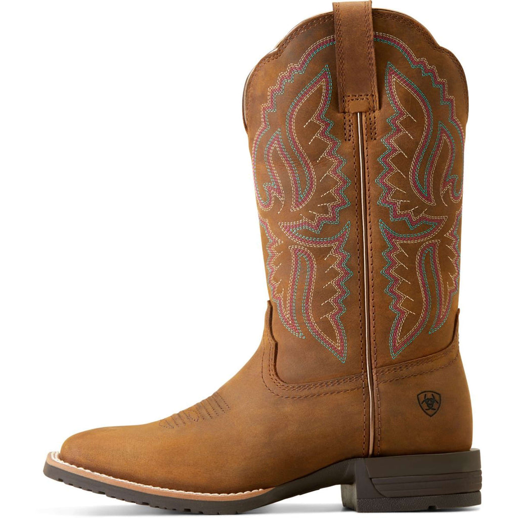 Ariat Botas Western Hybrid Ranchwork Mujer Distressed Tan