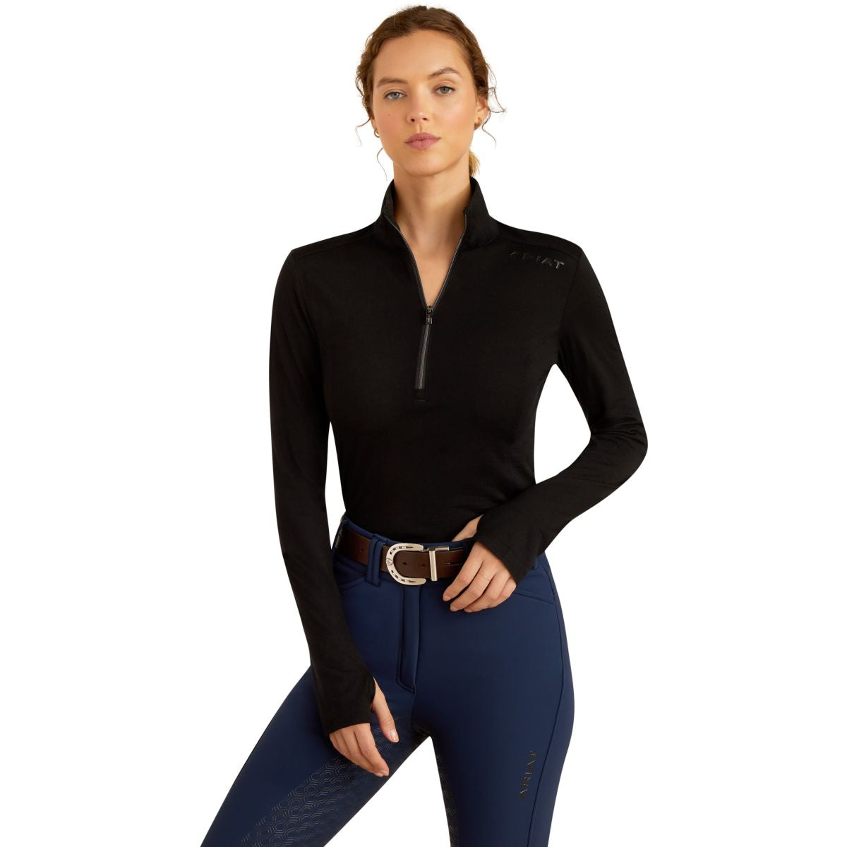 Ariat Baselayer Cheviot Mujer Negro