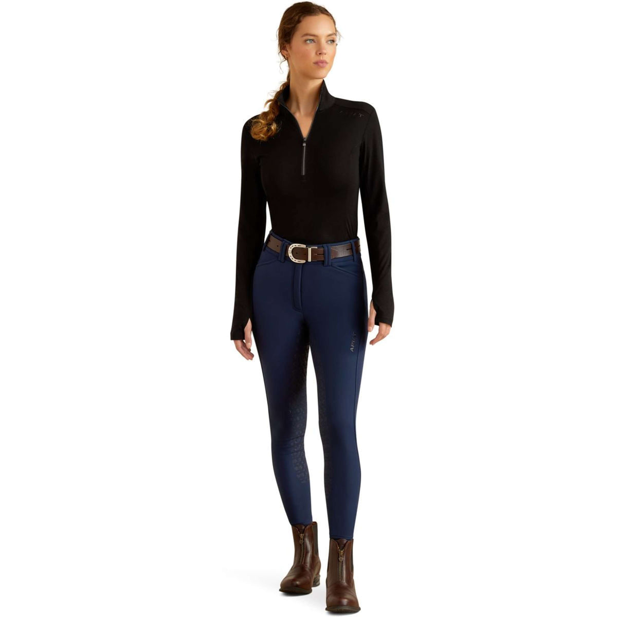 Ariat Baselayer Cheviot Mujer Negro