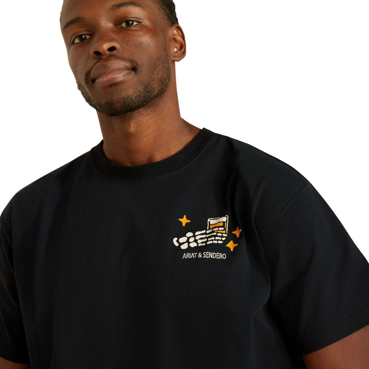 Ariat Camiseta Sendero Hombres Negro