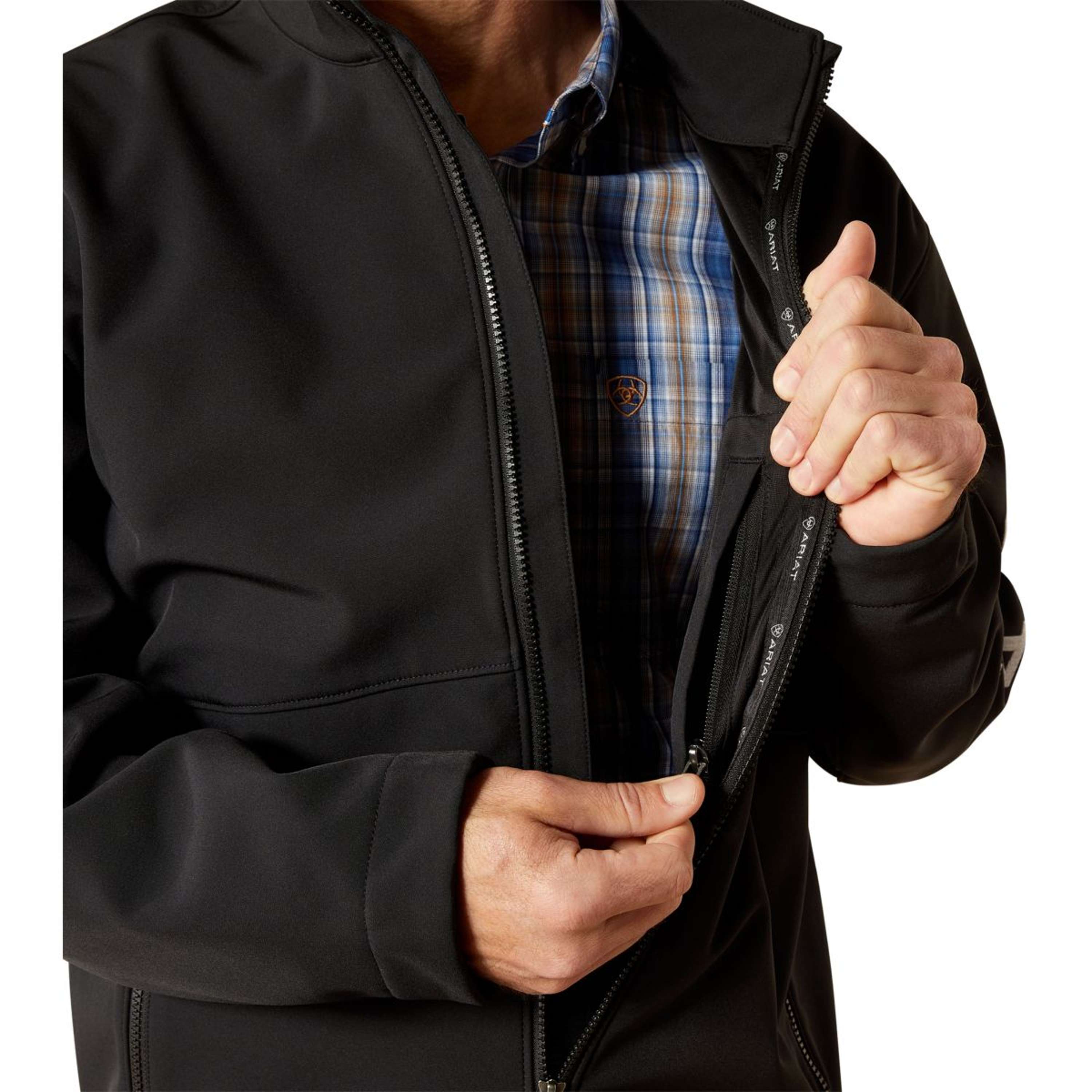 Ariat Chaleco softshell Logo Hombres Negro