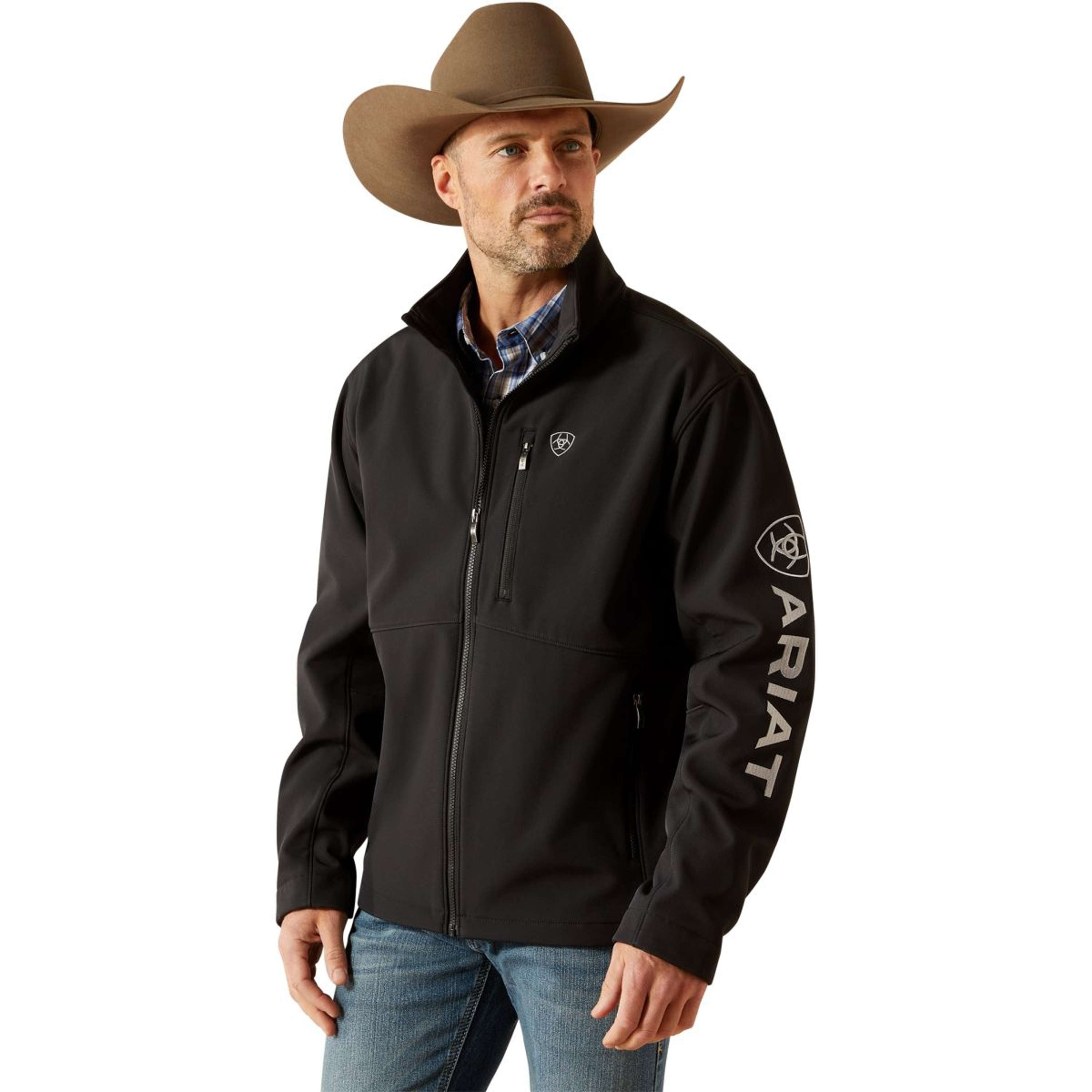 Ariat Chaleco softshell Logo Hombres Negro