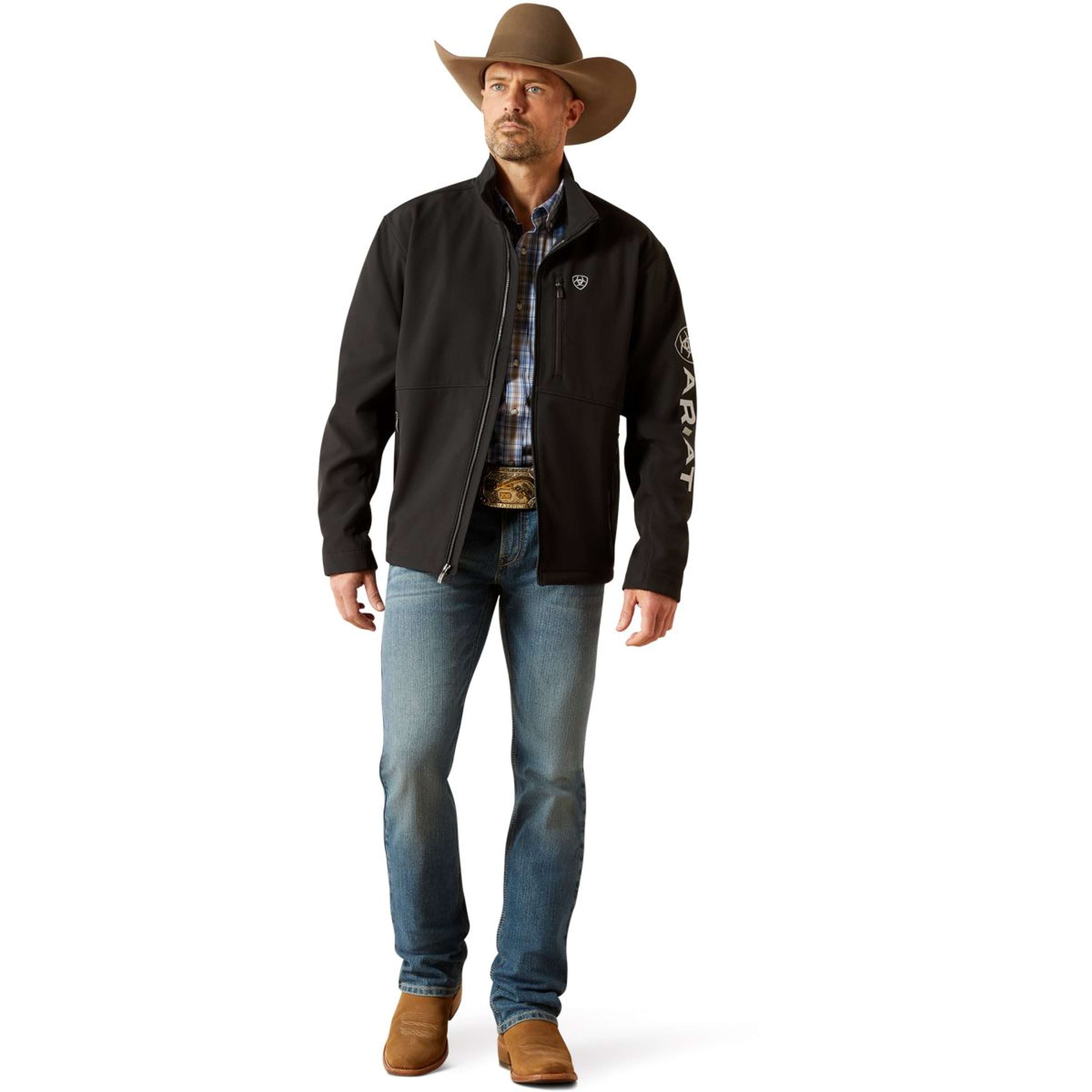 Ariat Chaleco softshell Logo Hombres Negro