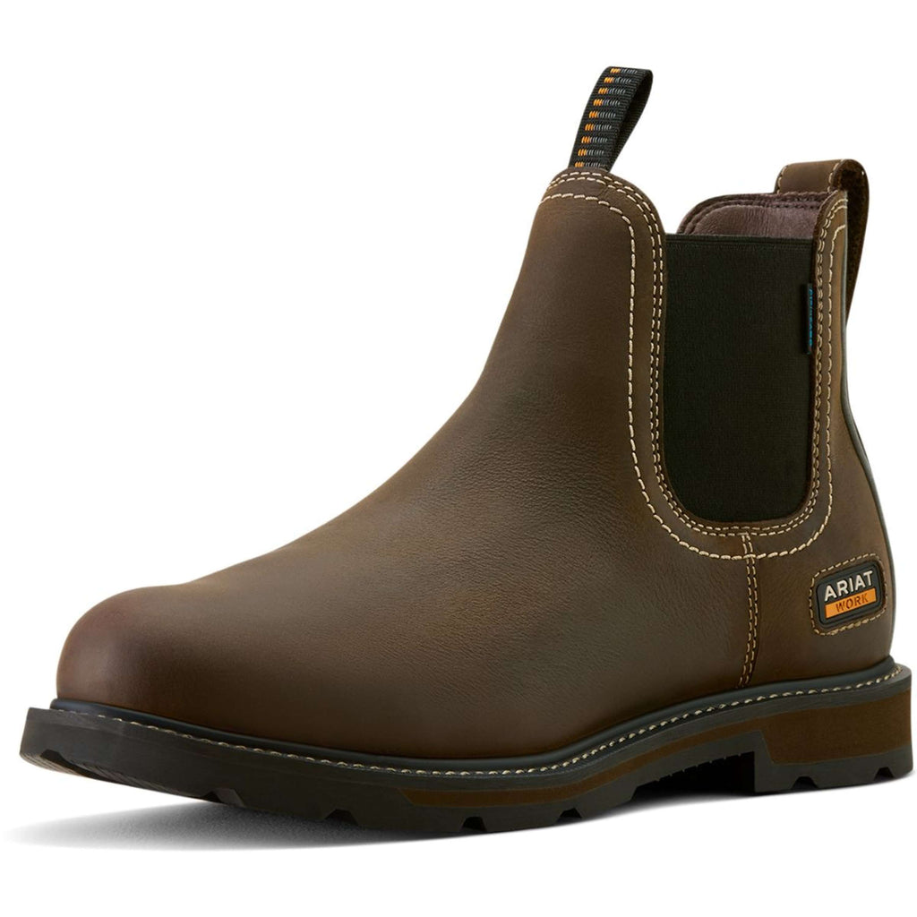 Ariat Botines Groundbreaker Chelsea H20 Hombres Marron oscuro