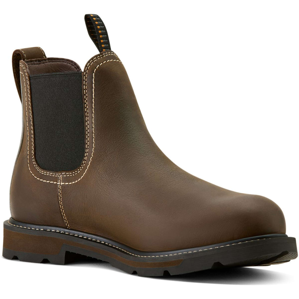 Ariat Botines Groundbreaker Chelsea H20 Hombres Marron oscuro