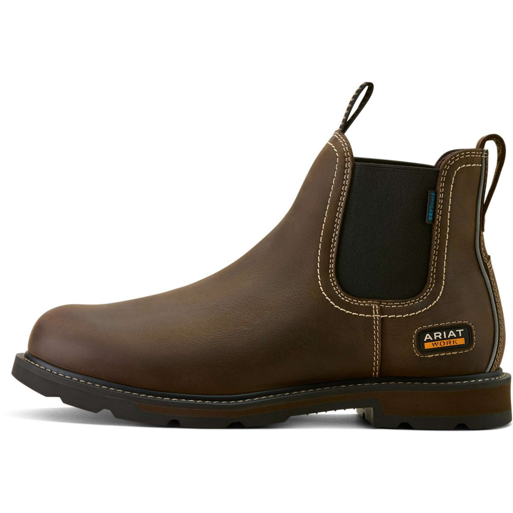 Ariat Botines Groundbreaker Chelsea H20 Hombres Marron oscuro
