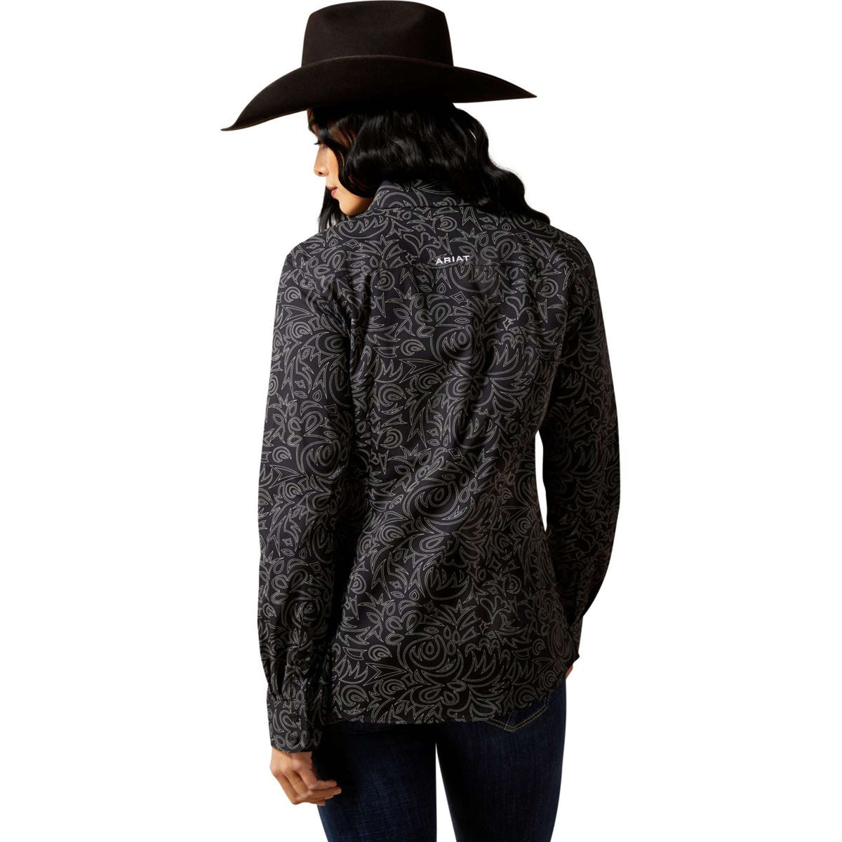 Ariat Blusa Kirby Mujer Negro