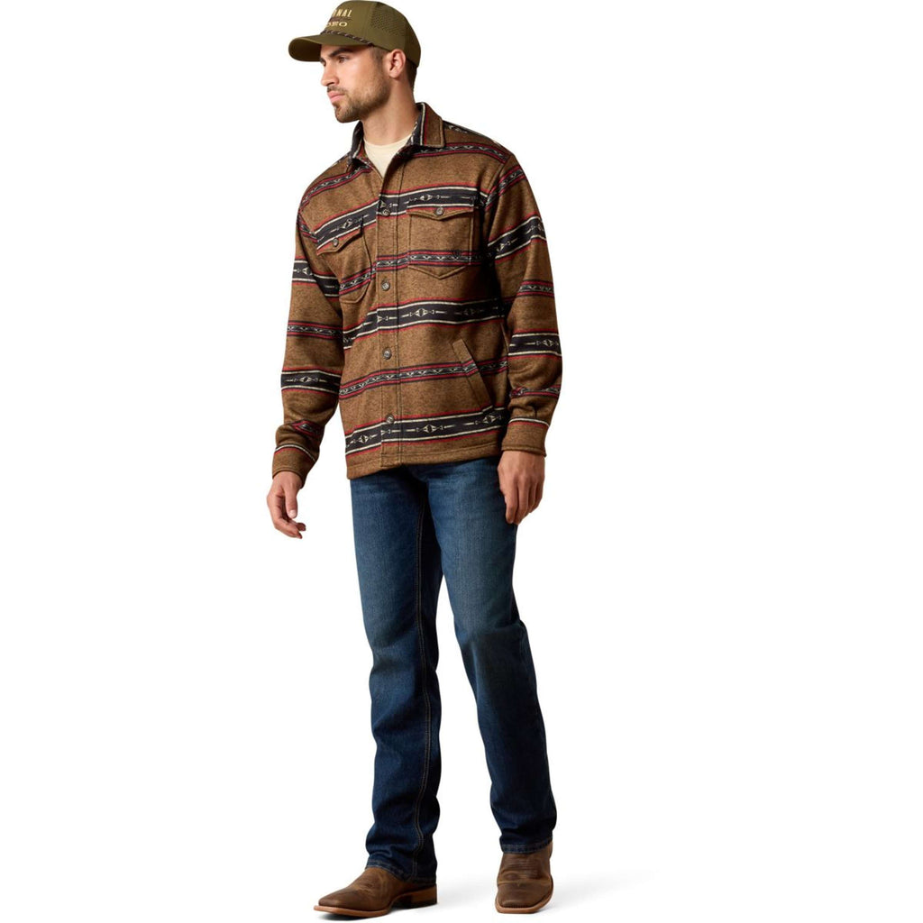 Ariat Blusa Caldwell Hombres Toffee Serape