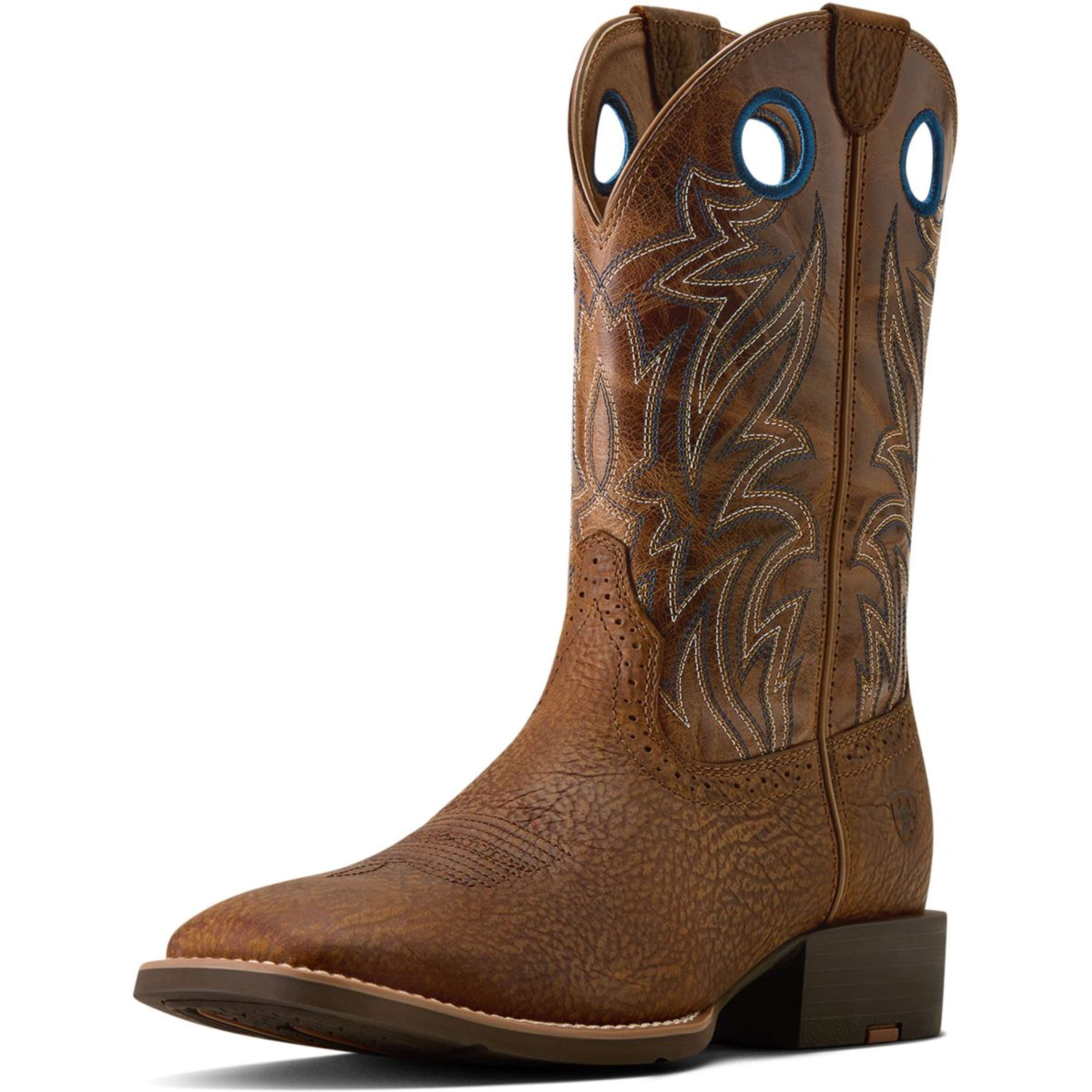 Ariat Botas Western Sport Sidebet Hombres Dark Tan