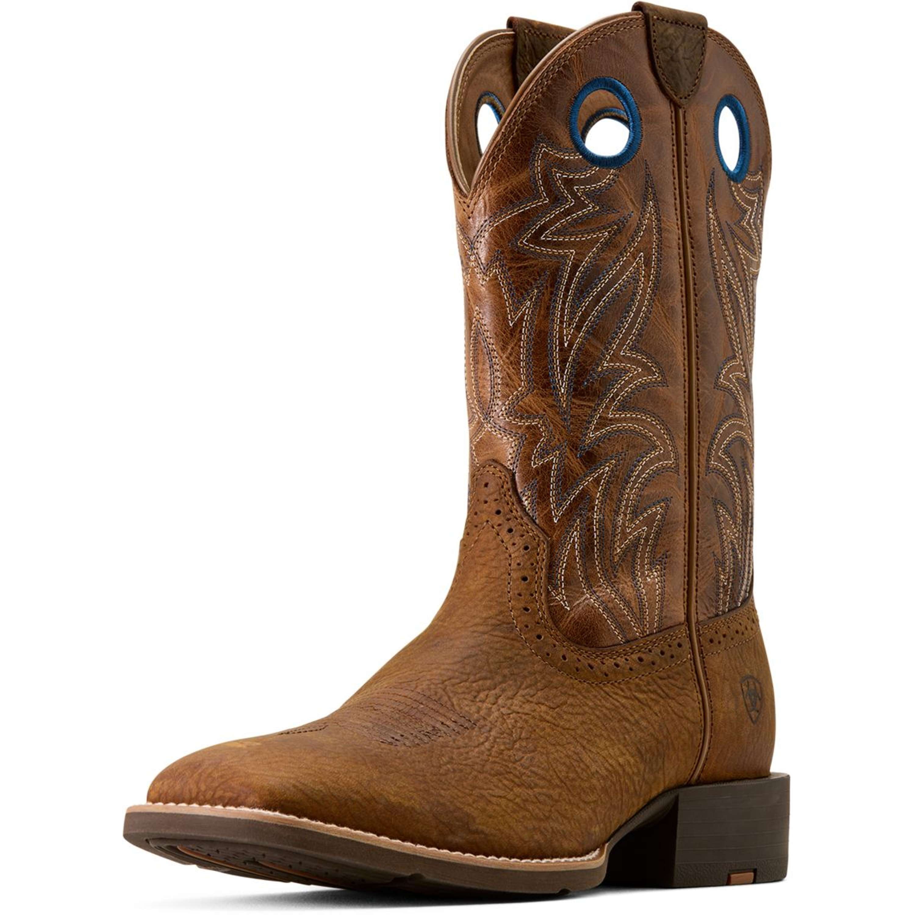 Ariat Botas Western Sport Sidebet Hombres Dark Tan