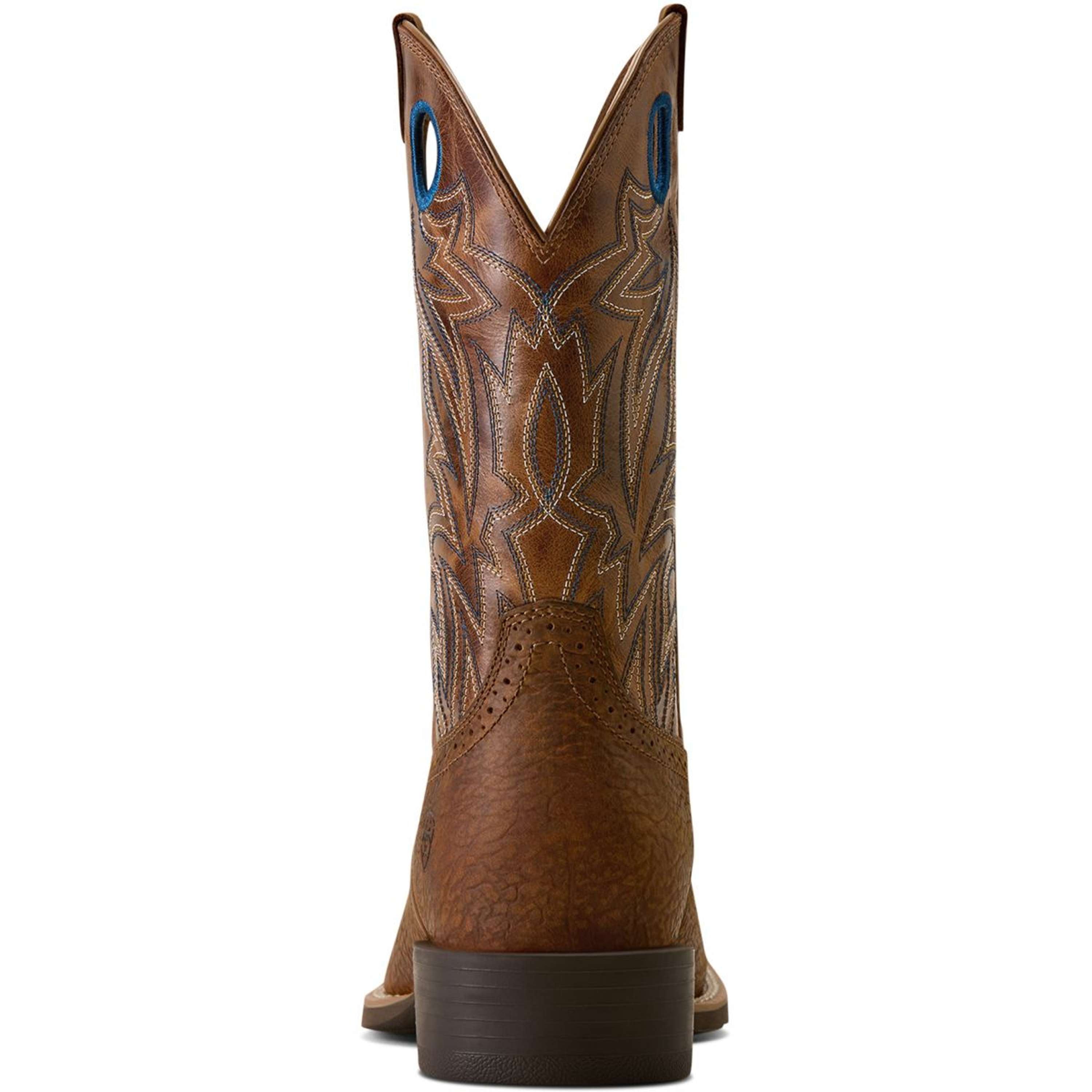 Ariat Botas Western Sport Sidebet Hombres Dark Tan
