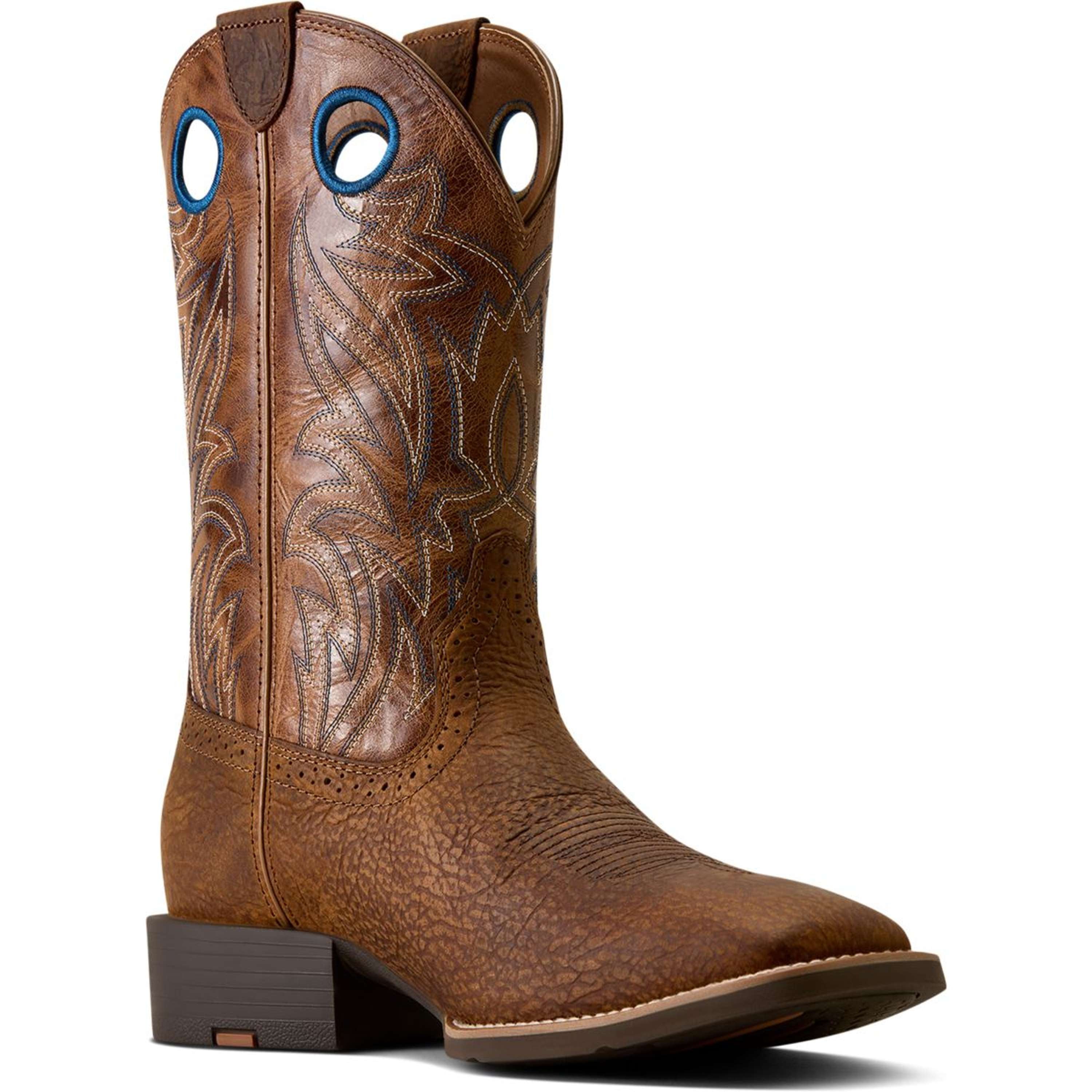 Ariat Botas Western Sport Sidebet Hombres Dark Tan