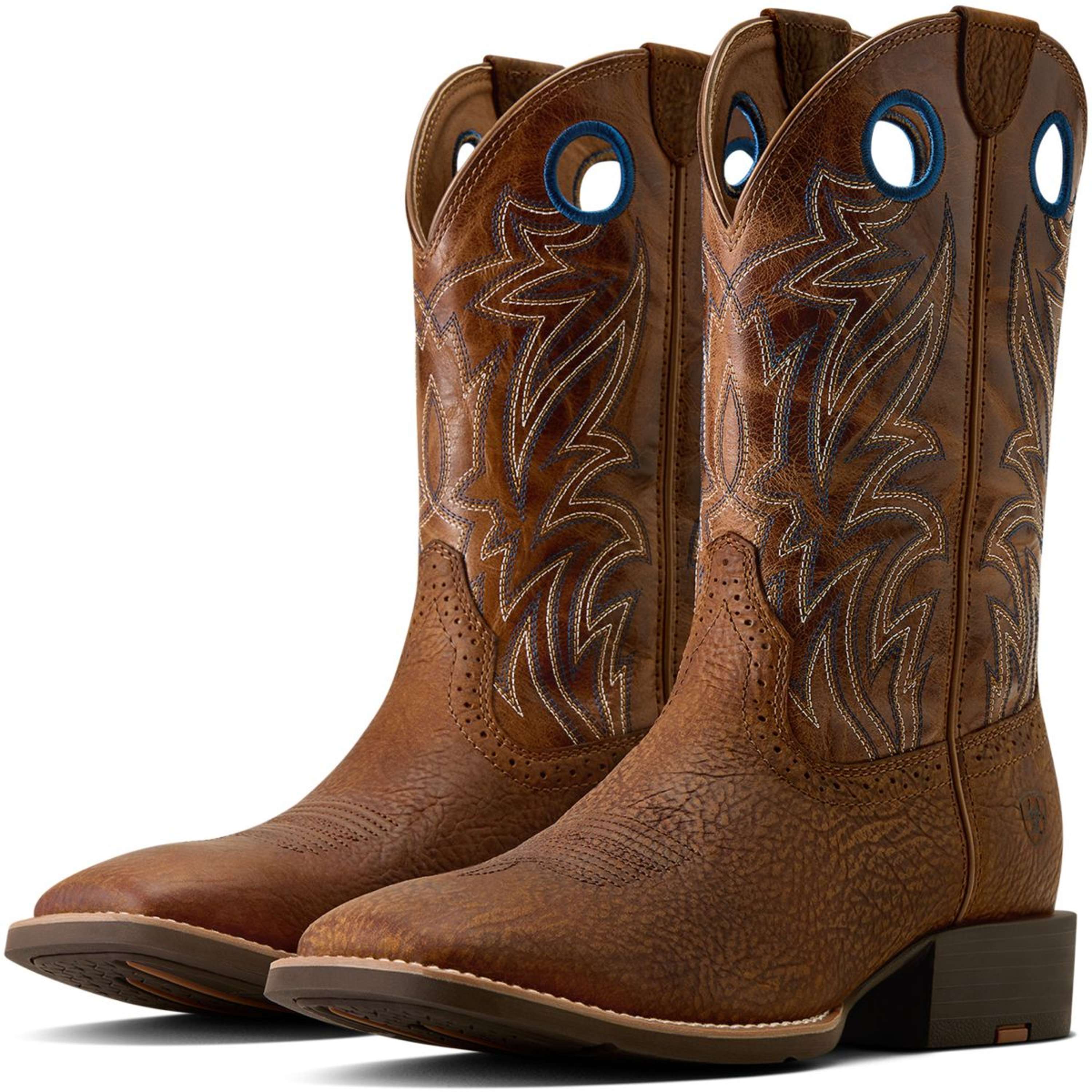 Ariat Botas Western Sport Sidebet Hombres Dark Tan