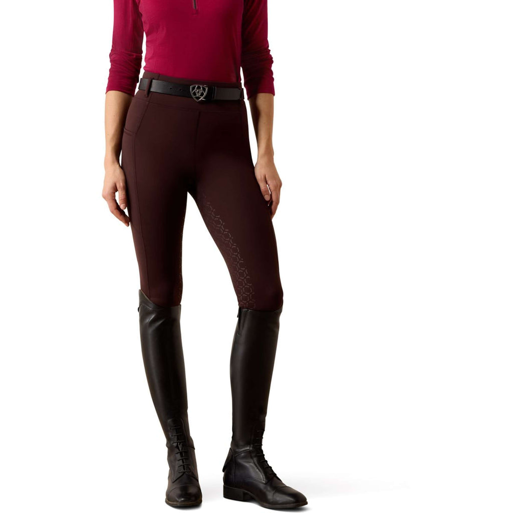 Ariat Mallas de equitación calefactables Venure 2.0 Mujer Chocolate Plum