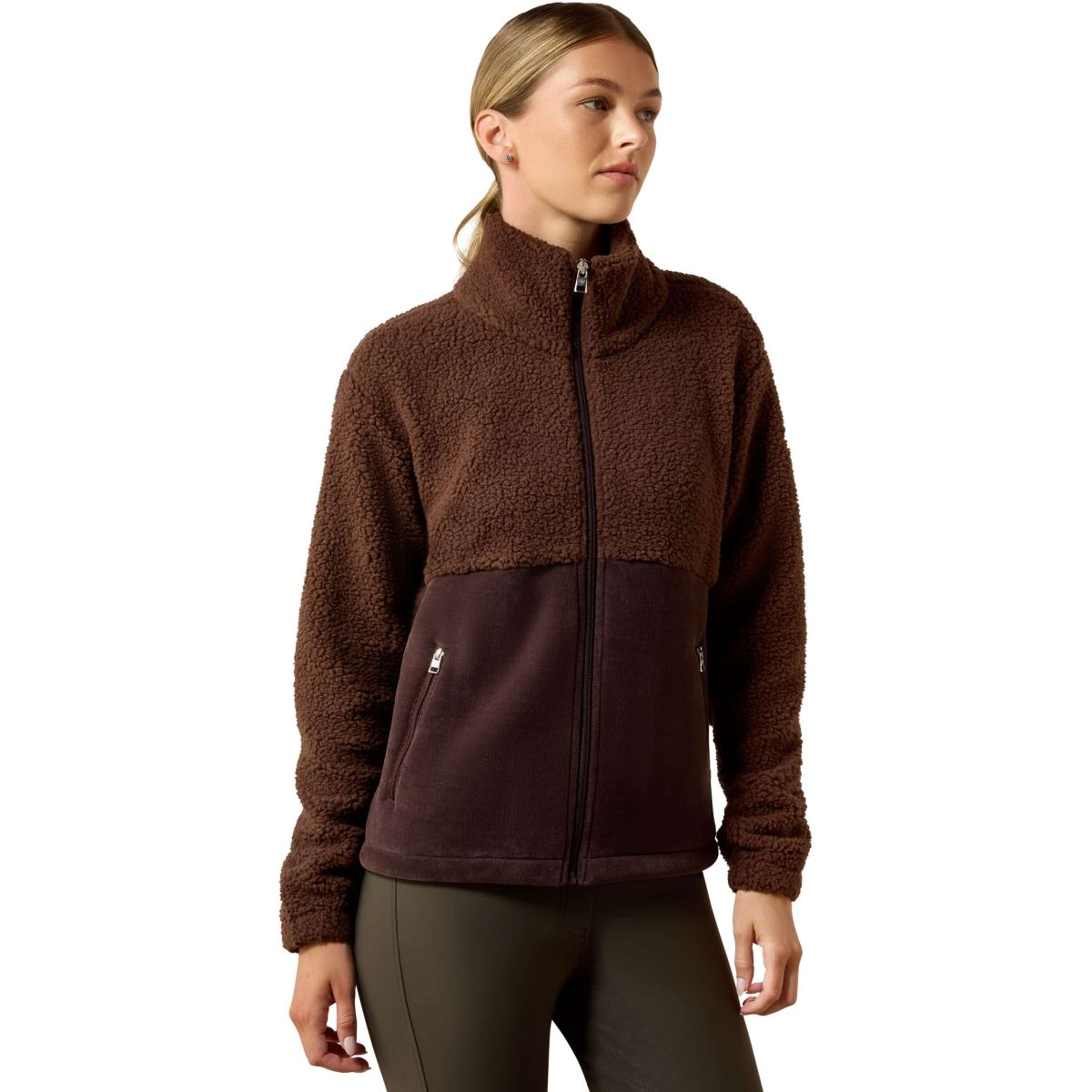 Ariat Sudadera con capucha y cremallera Laviolette Mujer Chocolate Plum