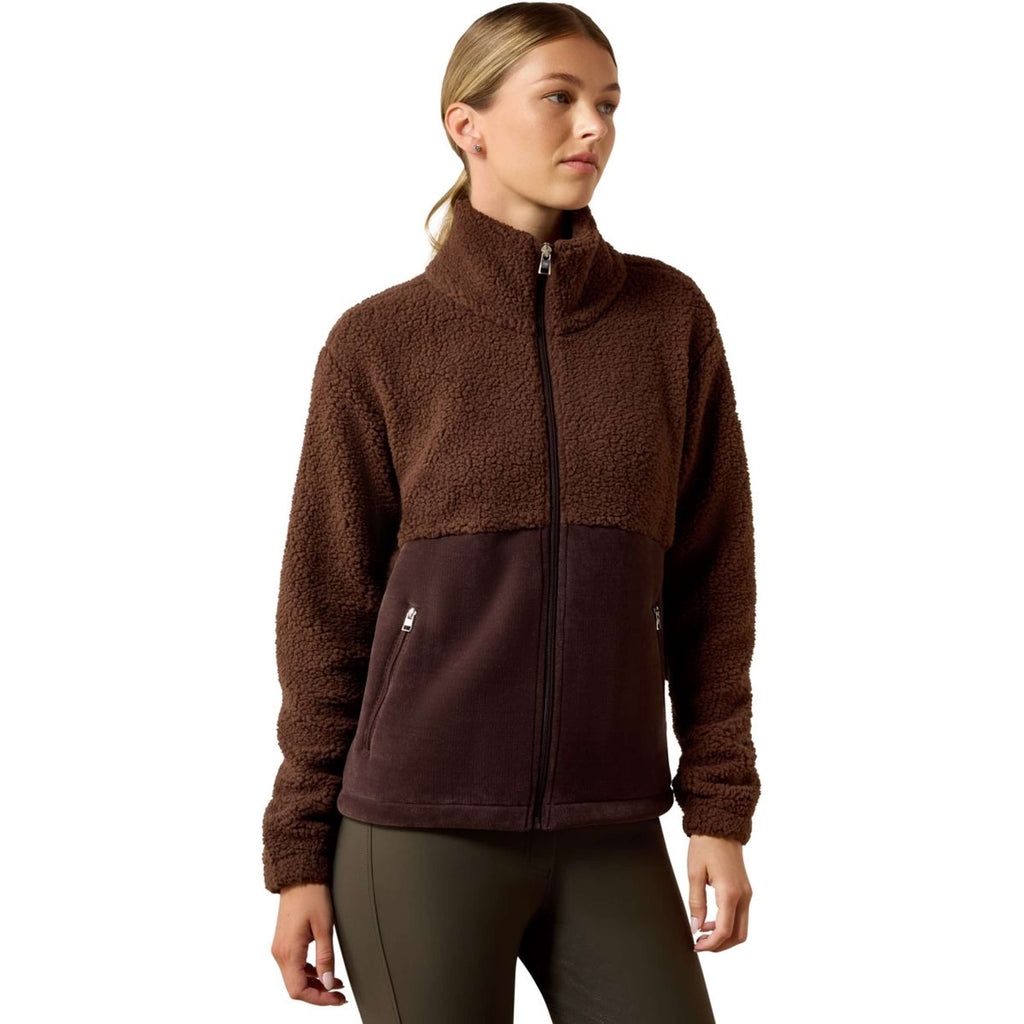Ariat Sudadera con capucha y cremallera Laviolette Mujer Chocolate Plum