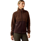 Ariat Sudadera con capucha y cremallera Laviolette Mujer Chocolate Plum