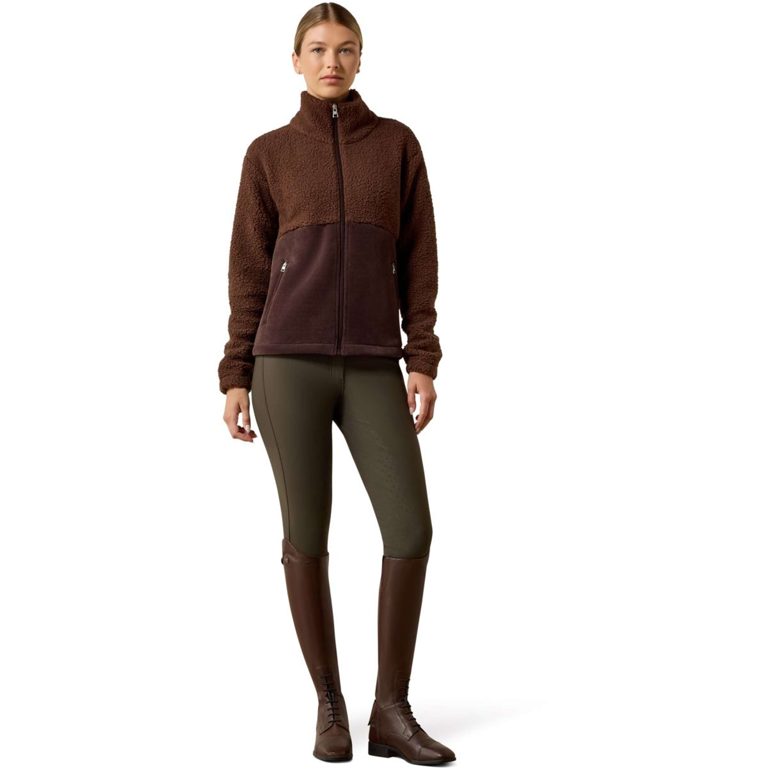 Ariat Sudadera con capucha y cremallera Laviolette Mujer Chocolate Plum