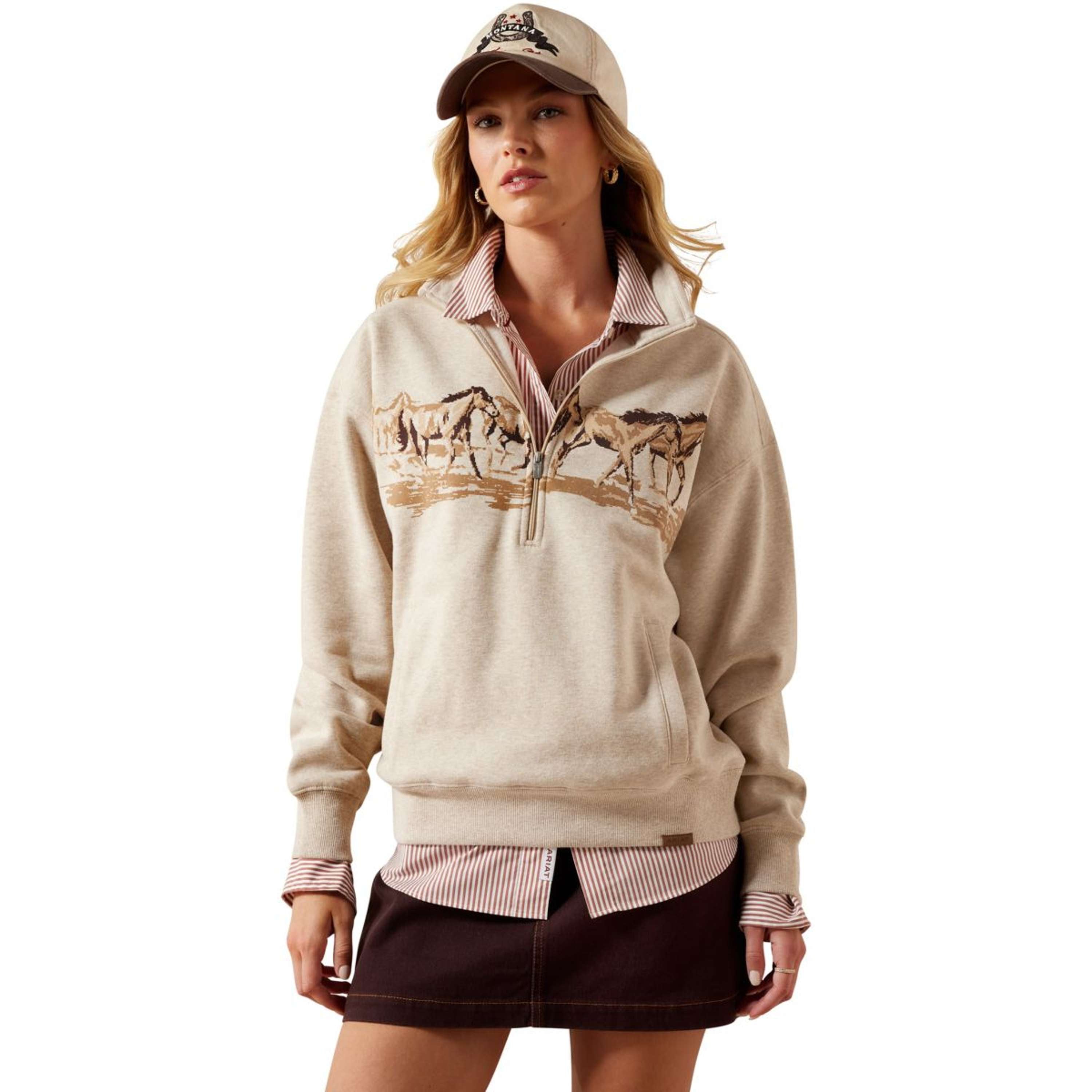 Ariat Suéter Running Wild Mujer Avena