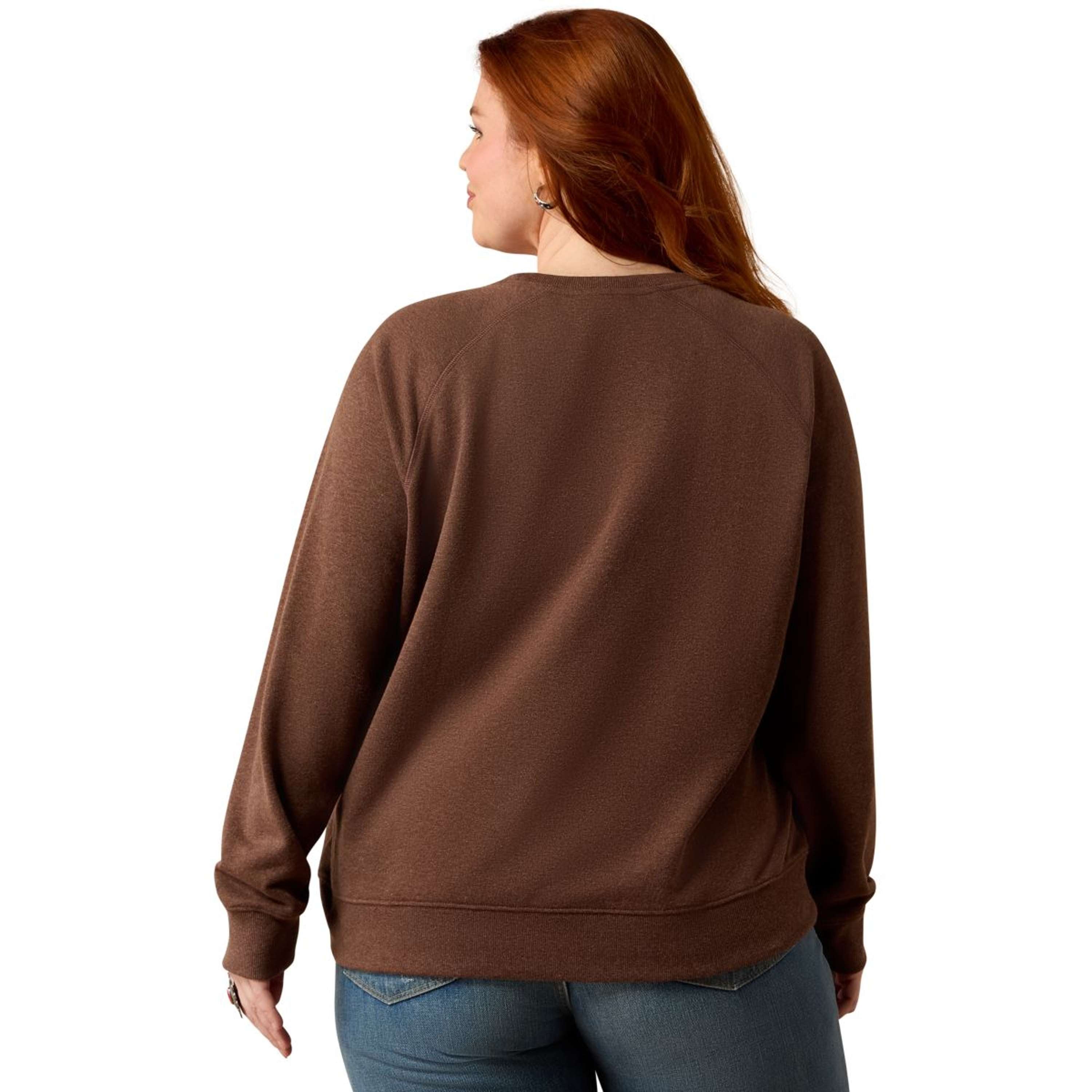 Ariat Suéter Essential Crew Mujer Chicory Coffee