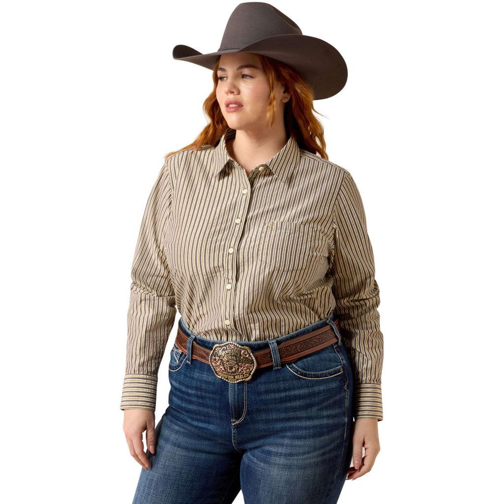 Ariat Blusa Kirby Mujer Chocolate Plum