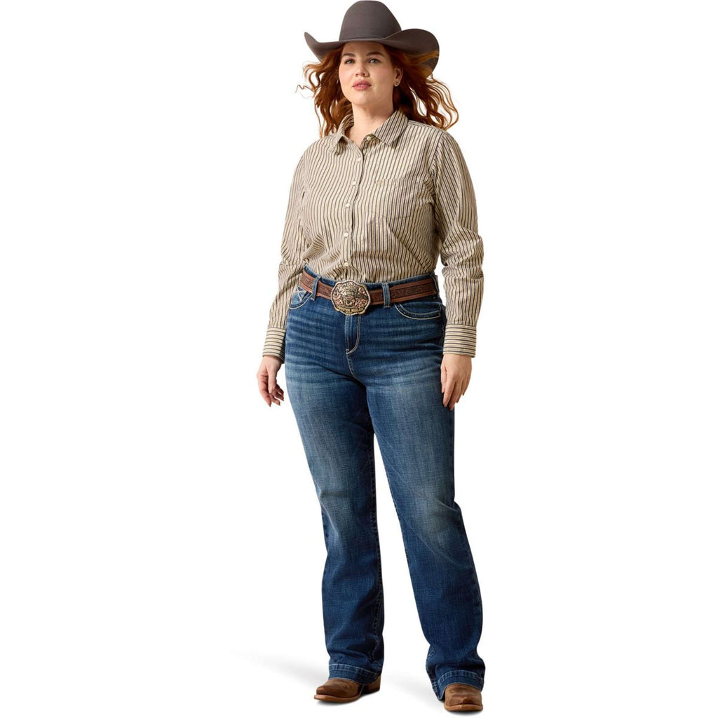 Ariat Blusa Kirby Mujer Chocolate Plum