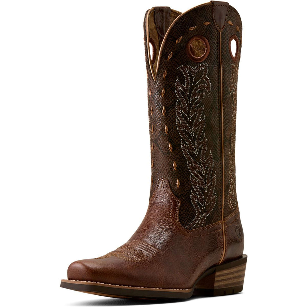 Ariat Botas Western Lucera NcToe Mujer Deepest Tan/Chocolate Snake