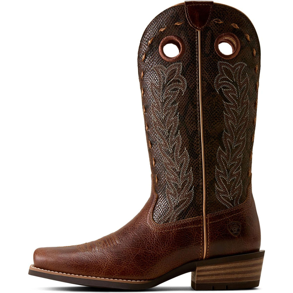 Ariat Botas Western Lucera NcToe Mujer Deepest Tan/Chocolate Snake