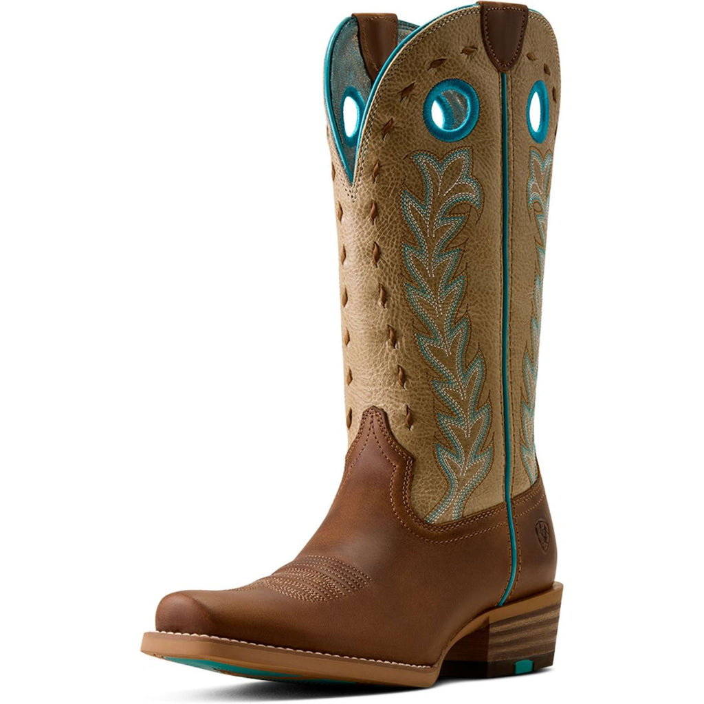 Ariat Botas Western Lucera NcToe Mujer Wheat Brown/Soft Parchment
