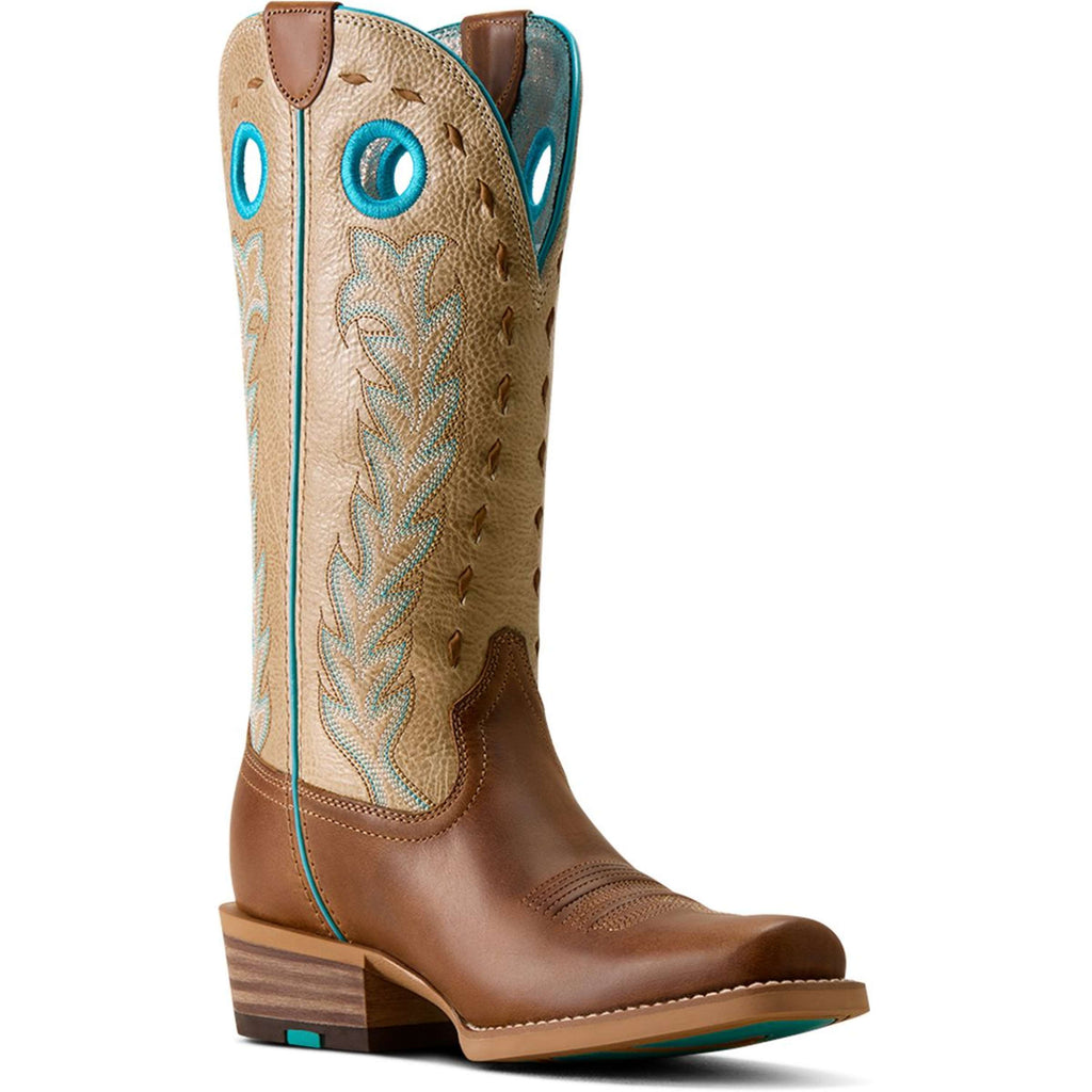 Ariat Botas Western Lucera NcToe Mujer Wheat Brown/Soft Parchment