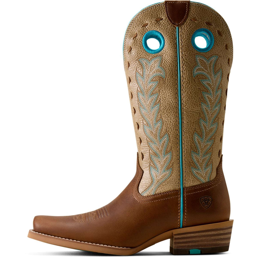 Ariat Botas Western Lucera NcToe Mujer Wheat Brown/Soft Parchment