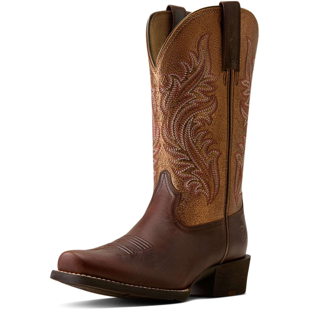 Ariat Botas Western Round Up NcToe Mujer Espresso