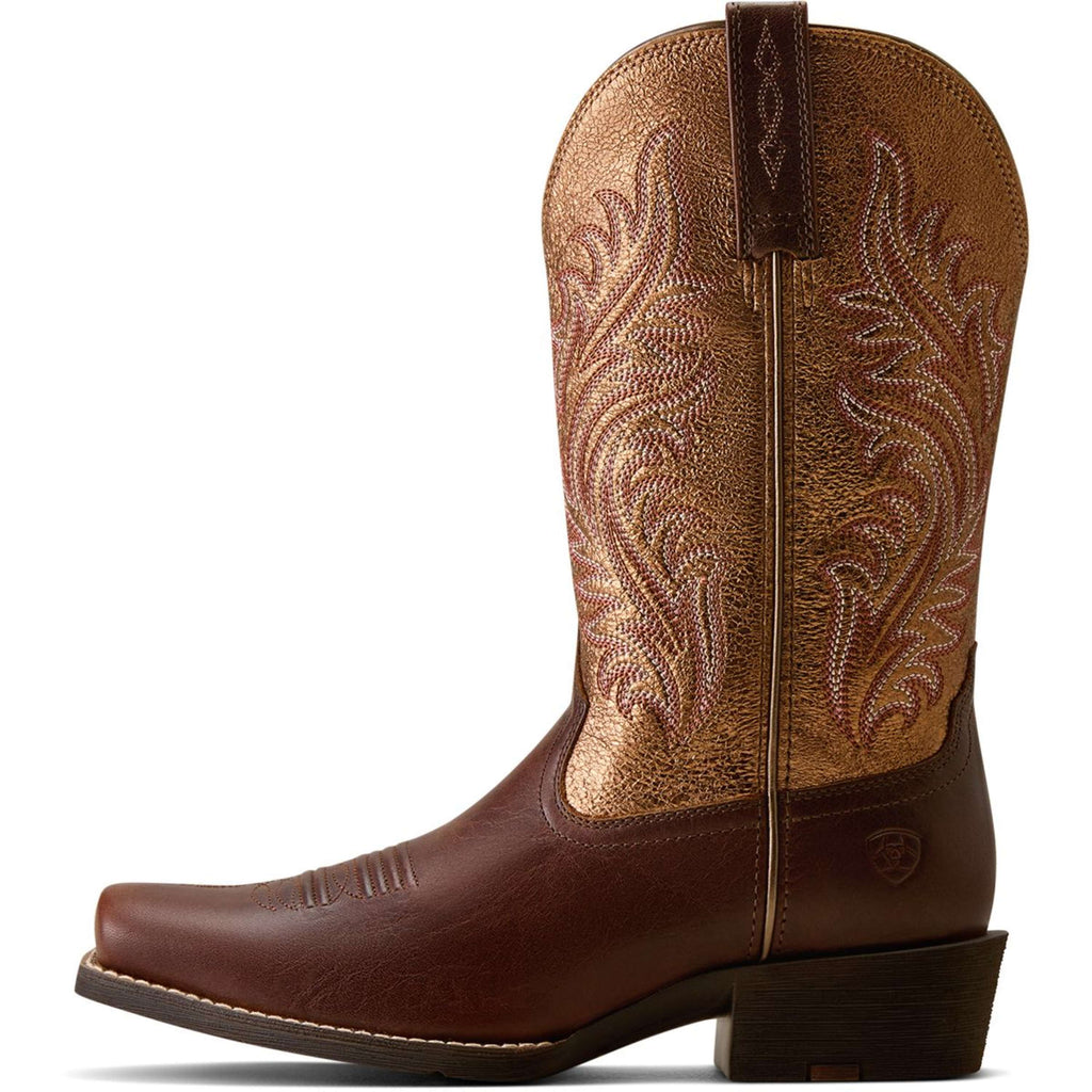 Ariat Botas Western Round Up NcToe Mujer Espresso