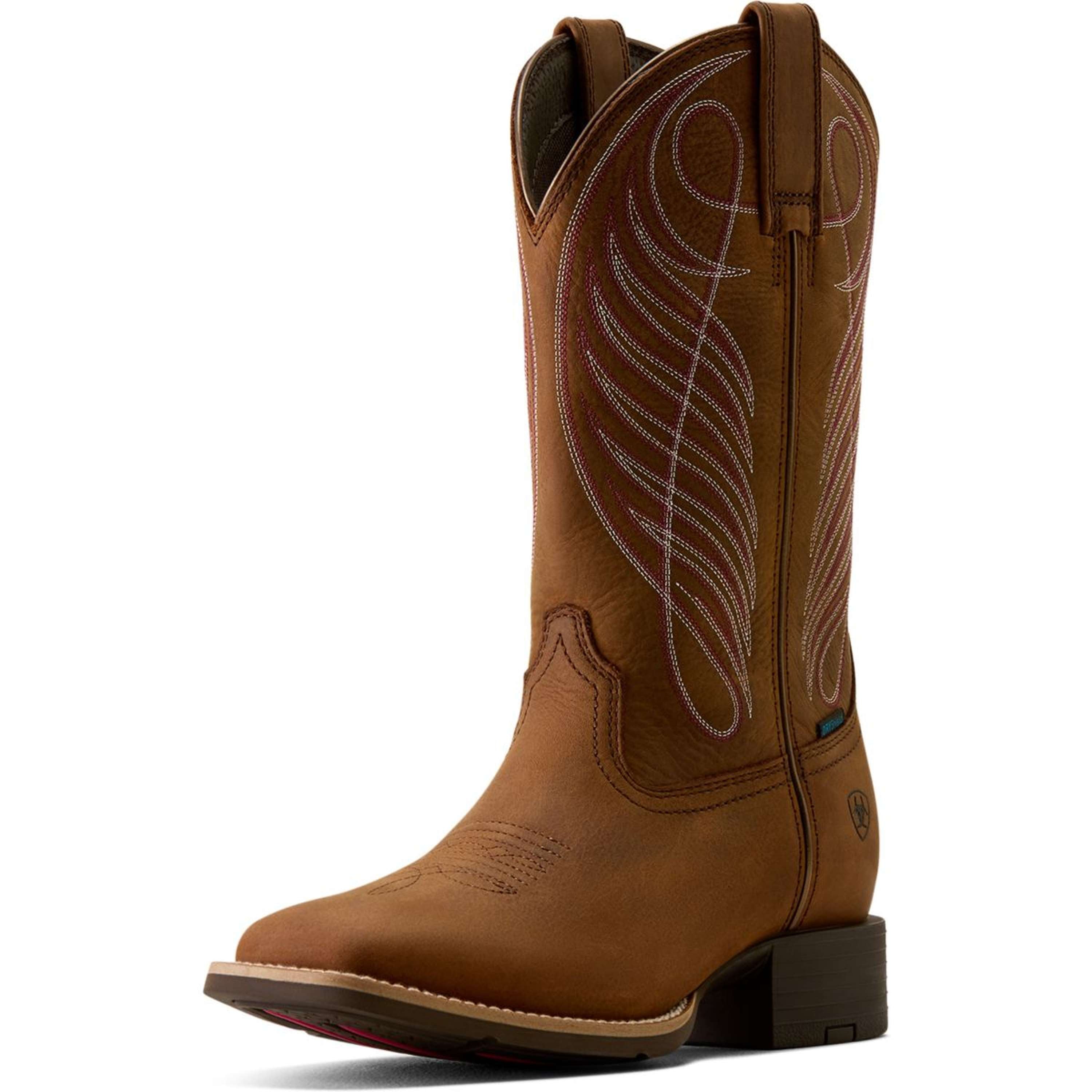 Ariat Botas Western Round Up H2O Mujer Marron