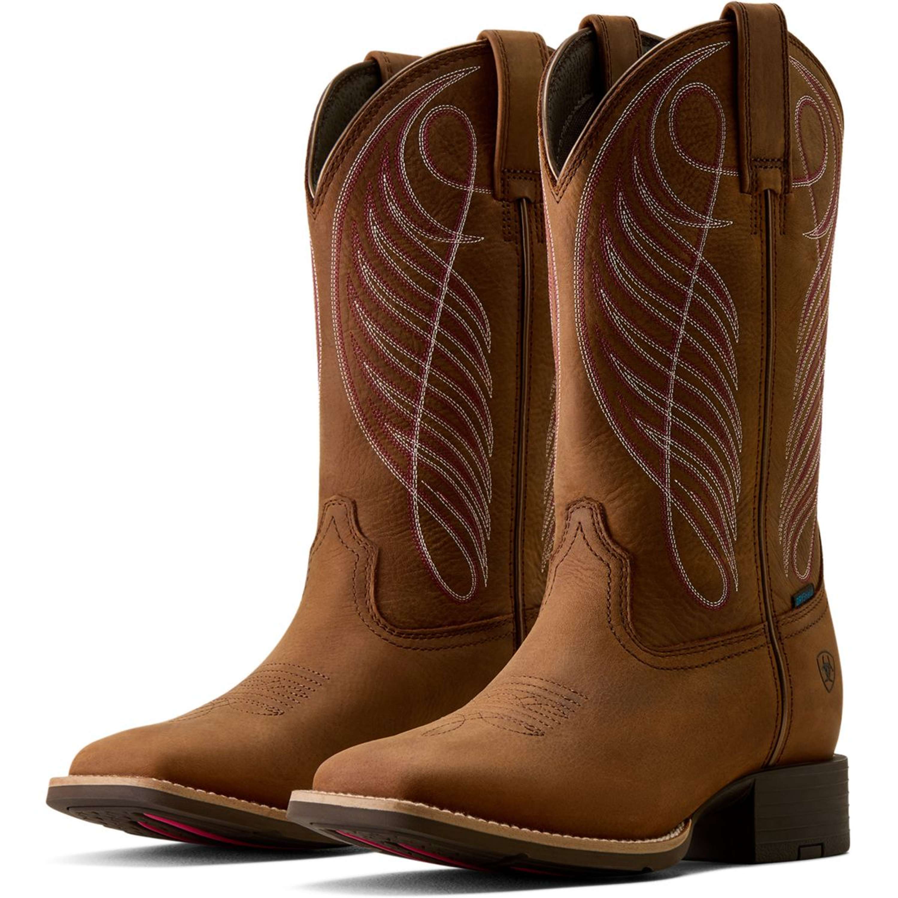 Ariat Botas Western Round Up H2O Mujer Marron
